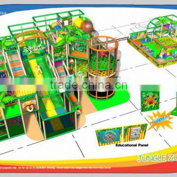 Cheer Amusement Jungle Theming Junior and Toddler Playground