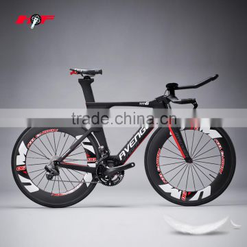 Beautiful design with All cable hidden 2015 HONGFU Newest tt frame, carbon time trail bike frame aero tt frameset