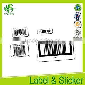 Water proof Garments paper barcode label