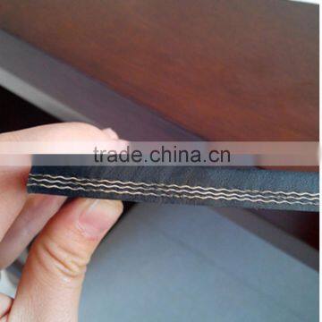 Black Nylon Flat Abrasive Conveyor Rubber Belt