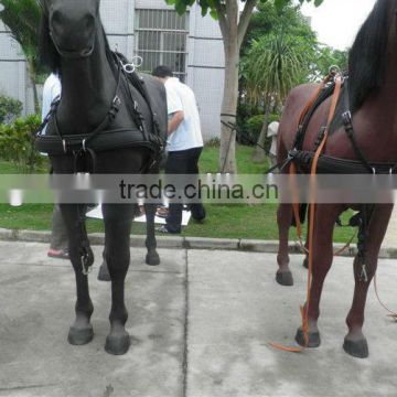 Marathon Horse pony driving Horse harness for two horse