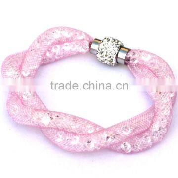 Crystal Beads Stardust Bracelet Slake Wrap Double Tour TENDANCE