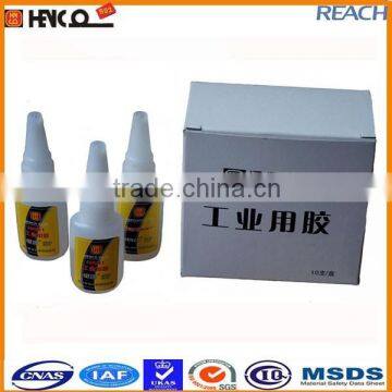 H401 Fast bonding cyanoacrylate adhesive for porous materials rubber