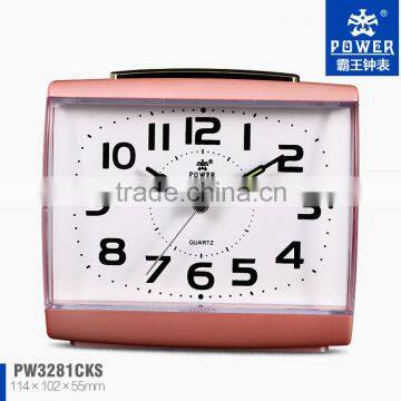 New Arrivals High Quality Plastic Quiet Clocks And Digital Table Clocks With Quartz Sweep Movement And Bibi Bell