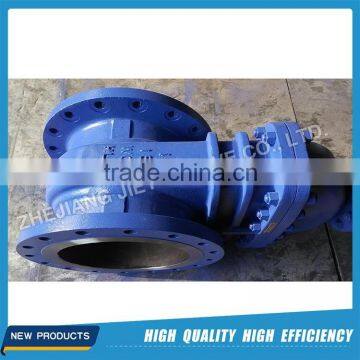 Medium Pressure WCB Flange 16 Inch Gate Valve With Blue Color