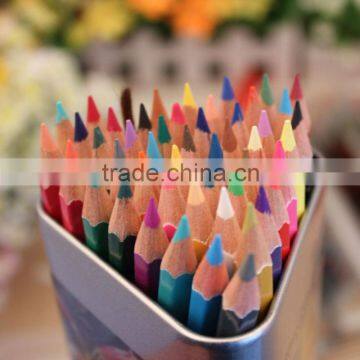 stationery wholesale from china Water soluble color pencil 48 different colors pencil