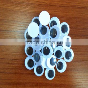 Doll Parts 25mm Plastic Goodly Circle Moving Eyes,Toy Accessories Wiggly Eyes