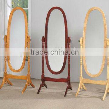 Wooden cheval mirror