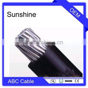 0.6/1kv duplex service drop wire AAC 6AWG ABC power cable