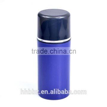 100ml 3.5oz glossy blue pp cosmetics pump bottle