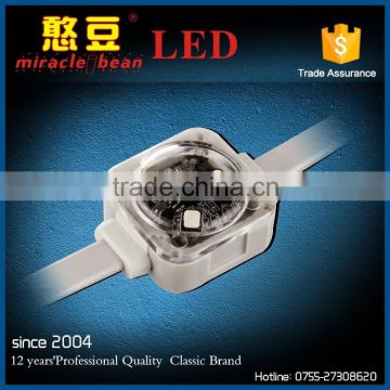 Miracle bean DC12V IP 67 waterproof RGB full color led pixel light with CE ROHS approval