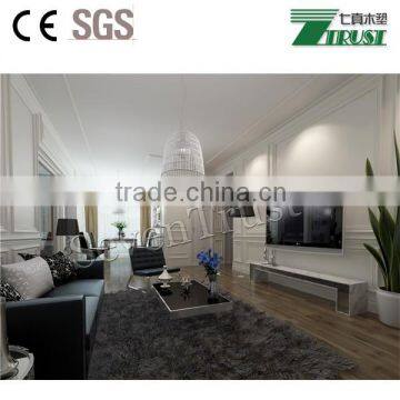 The building wood plastic composite materials used wall panelling interior