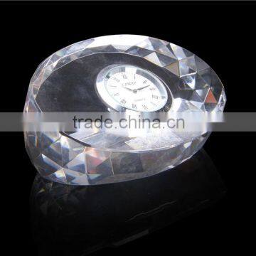 Fashion crystal clock table decoration