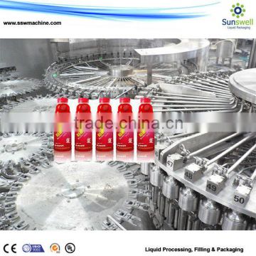 PET bottled hot filling