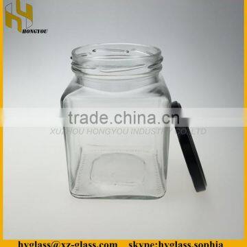 factory cheap price wide mouth candy/honey glass bottle 66cl