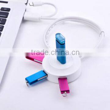 Cheapest 4 Ports Mini Media USB2.0 Hub for OEM Customer photo-3