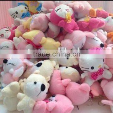 plush toys for crane machines/custom animal toys plush dog for crane machine