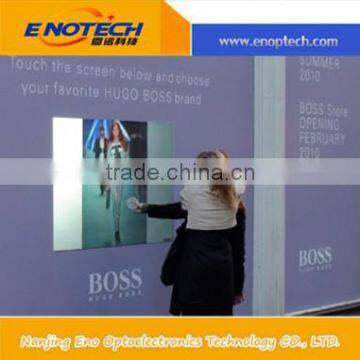 Capacitive transparent multi touch film foil for touch sensitive computer keyboard