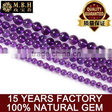 Factory Wholesale Fashion Color Hand String of Natural Purple Crystal Beads Scattered Beads Semi-finished Crystal DIY Handmade j