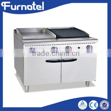 Guangzhou Heavy Duty 900 Series Gas Griddle with Lava Rock with Cabinet