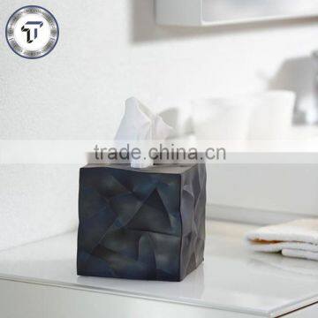 Wrinkle paper tissue box