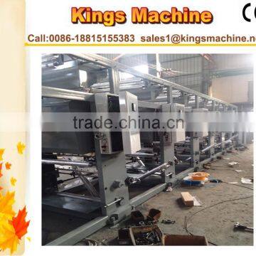 2015 Best Selling Plastic Film 6 Color Rotogravure Printing Machine, Gravure Printing Machine(Ruian Kings Brand)
