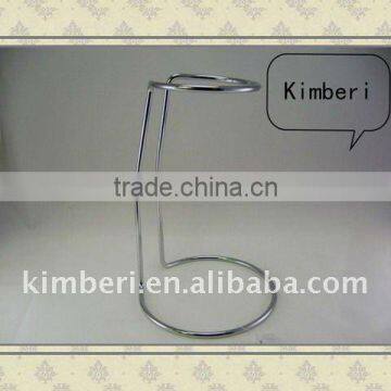 Chrome Plated Wire Wine Decanter Holder