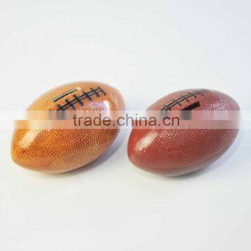 Cheap Clay ATM Piggy Bank with American Football,Rugby and Basketball Shape