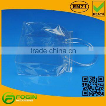 Custom Large Waterproof Cheap Transparent Plastic PVC Beach Bag photo-4