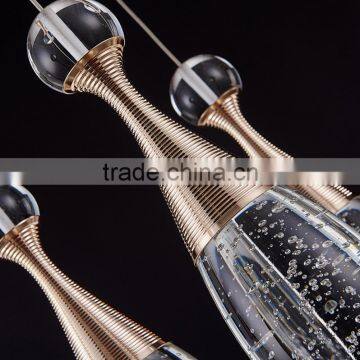 Stainless Steel Dining Room Pendant Light SMD5730 LED Crystal Pendant Lamps photo-2