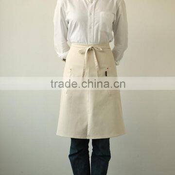 natural canvas half apron for women wholesale