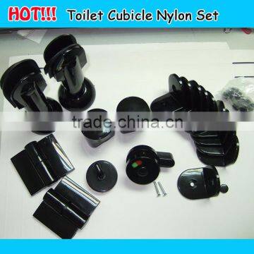 professional wholesale top quality plastic nylon black toilet cubicle accessories                        
                                                                                Supplier's Choice