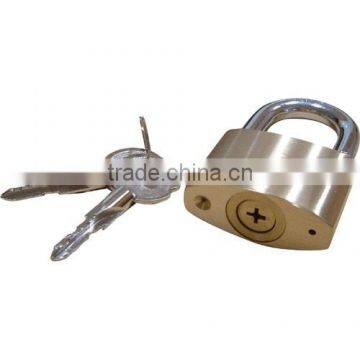 Double Locking Mechanism Cross Key Brass Padlock
