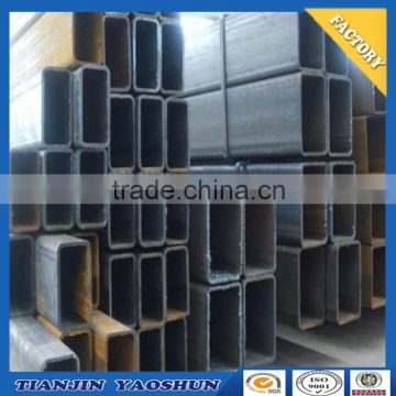 carbon steel black rectangular steel pipe/tube