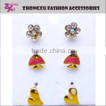 new hot sale high quality custom stud earrings wholesale