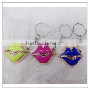 new custom promotion acrylic kiss keychain