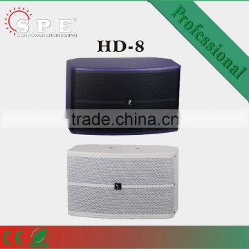 China factory high quality speakers 8inch speaker + 10inch subwoofer/Professiional high power speaker box