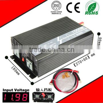 800W 12VDC-220VAC pure sine wave inverter/power supply inverter without AC charge home inverter