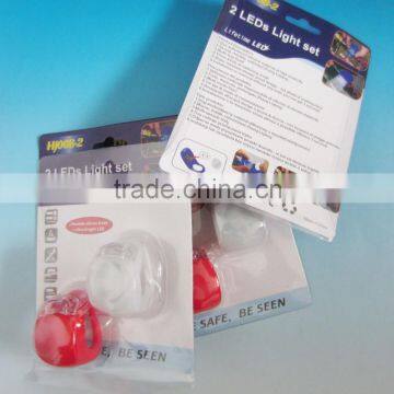 Multi Colors performance flexible silicone body ultra bright warning bike led light