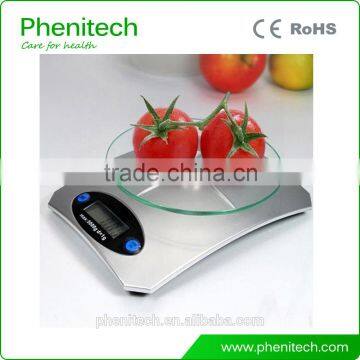 LCD Display electric glass weighing scale digital kitchen scale with CE&RoHS