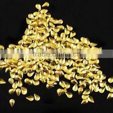 5000pcs Water Drop Golden Stud Rhinestone HN1914