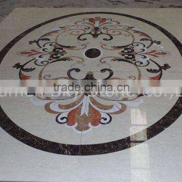 sky05 medallion pattern water jet marble