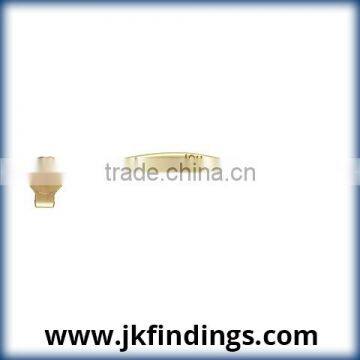 14K Gold Jewelry Findings 16.0mm Eurowire