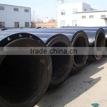 Rubber lind steel composite pipes for mining