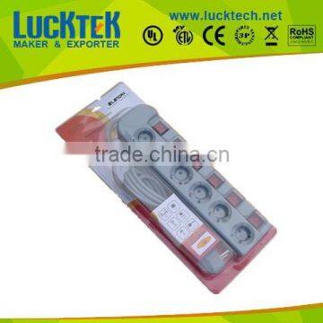 EUROPEAN individual switch extension power strip socket outlet