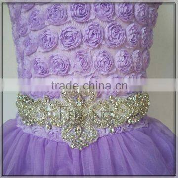 flower applique rhinestone applique applique work wedding belt