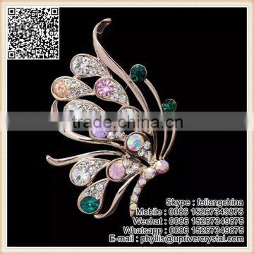 Color Crystal Diamond Cereals Brooch Big Pearl Brooch Pin photo-2