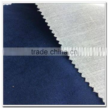 Weft Suede Fabric Backing T/c for Sofa Fabric