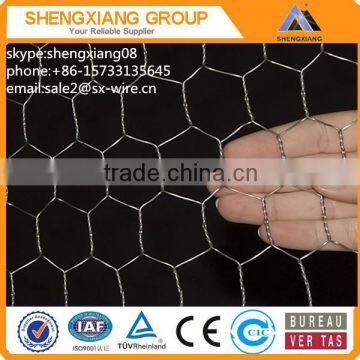 Galvanized Hexagonal Wire Mesh Electro Galvanized before weaving