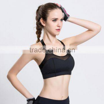 Great Plain Plus Size Sport Exercise Black Net Sexy Bra Designs Supplier's Choice
